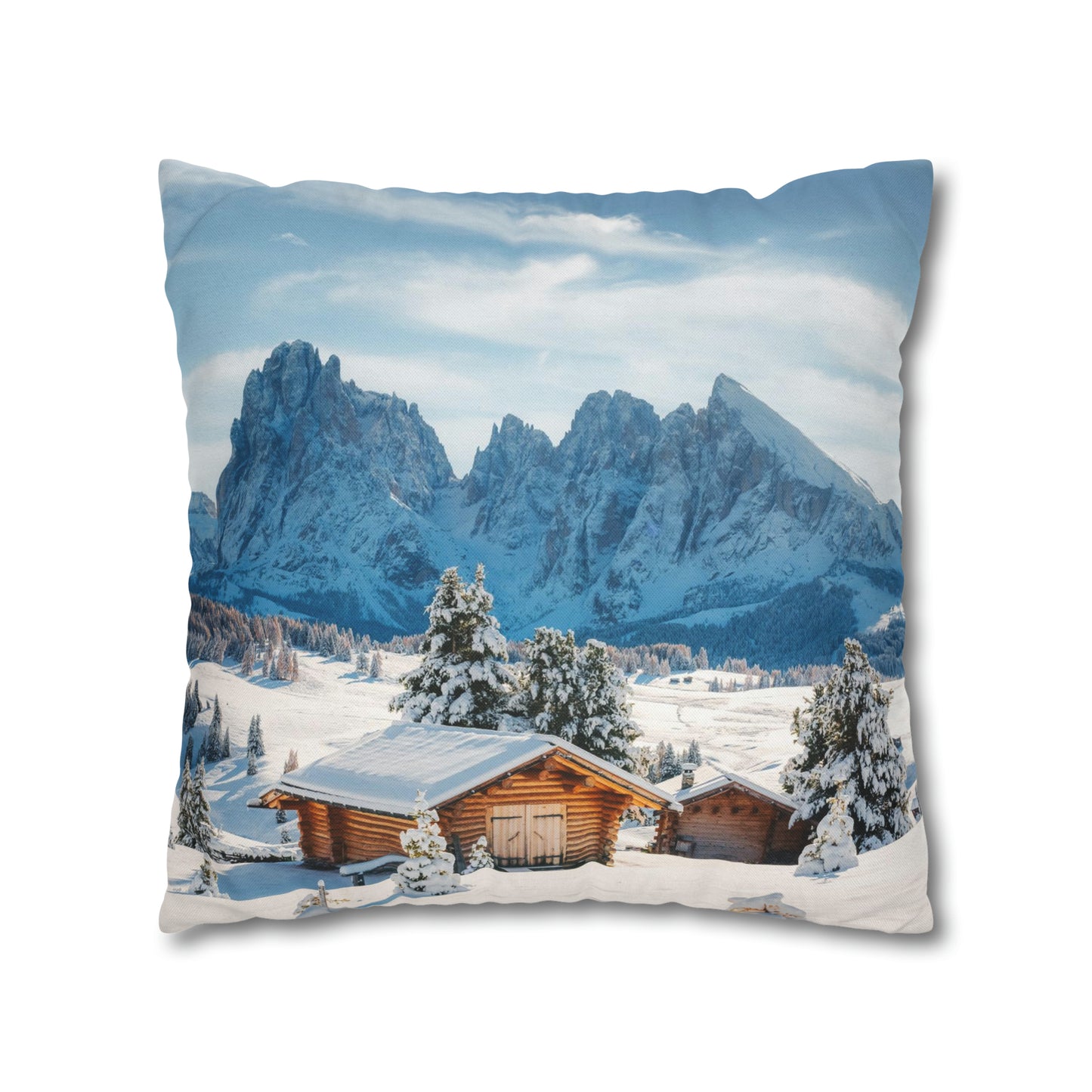 Winter House Pillow Case