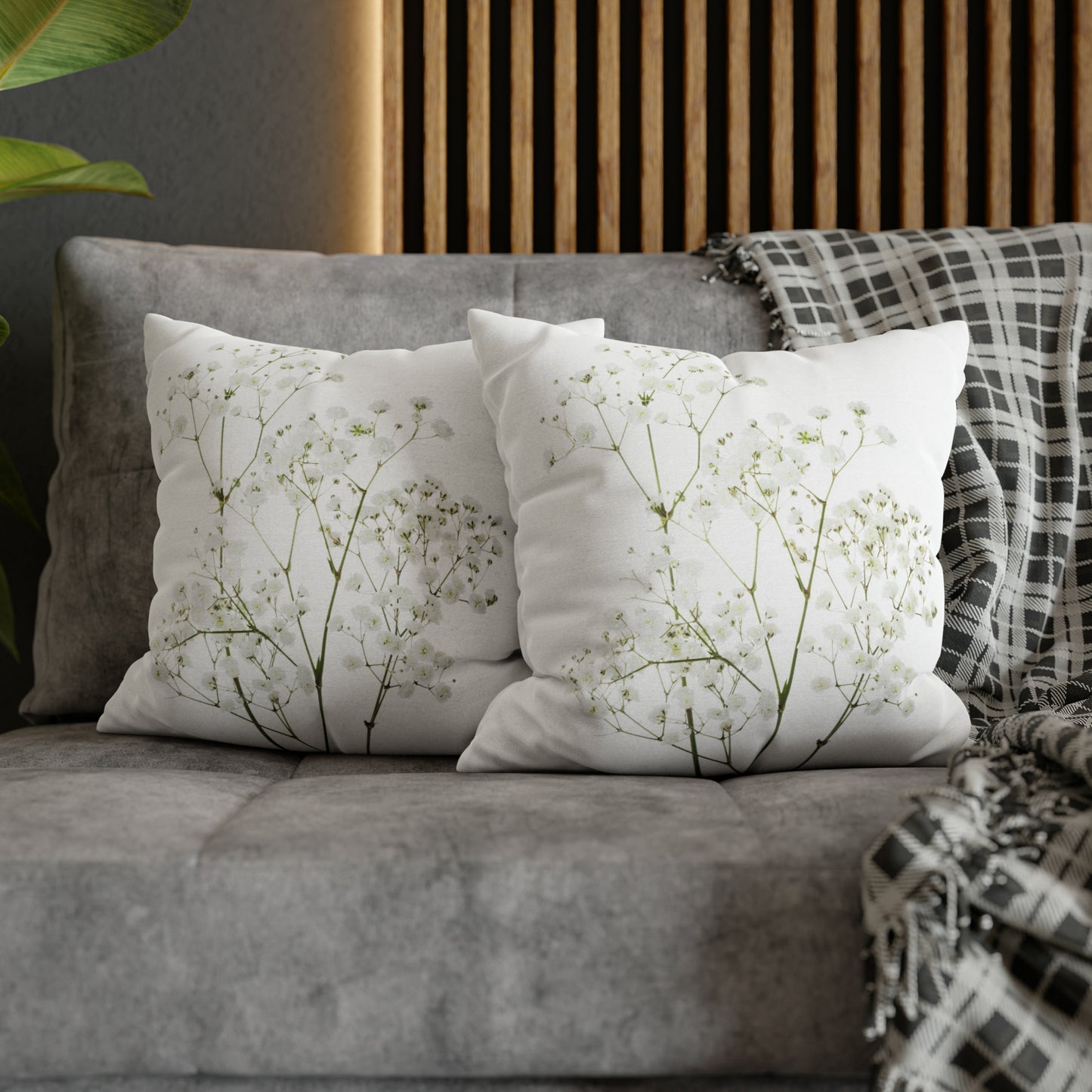 Flower Square Pillow