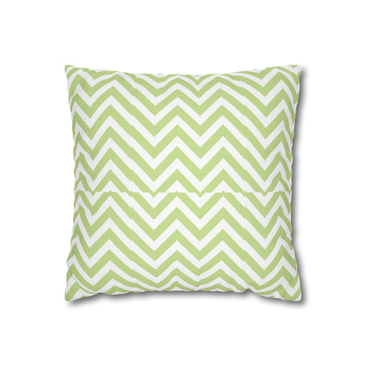 Green Patterned Pillow Case