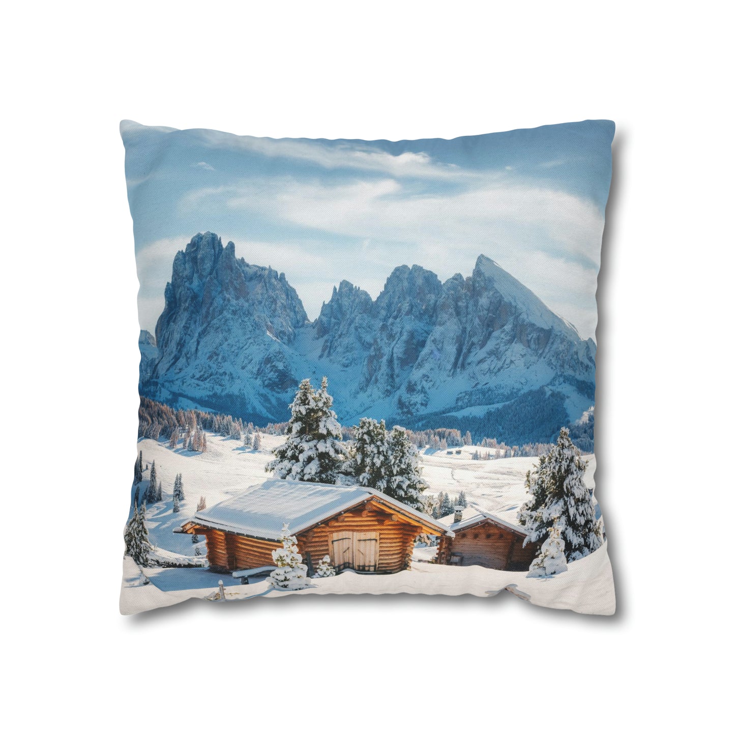 Winter House Pillow Case