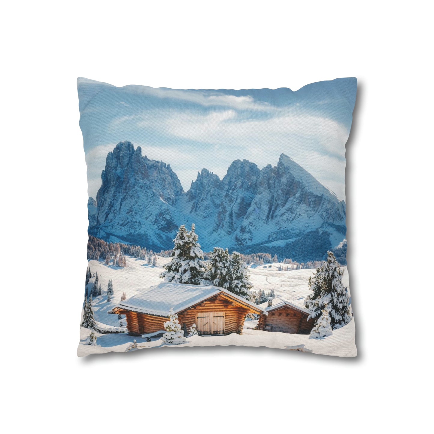 Winter House Pillow Case