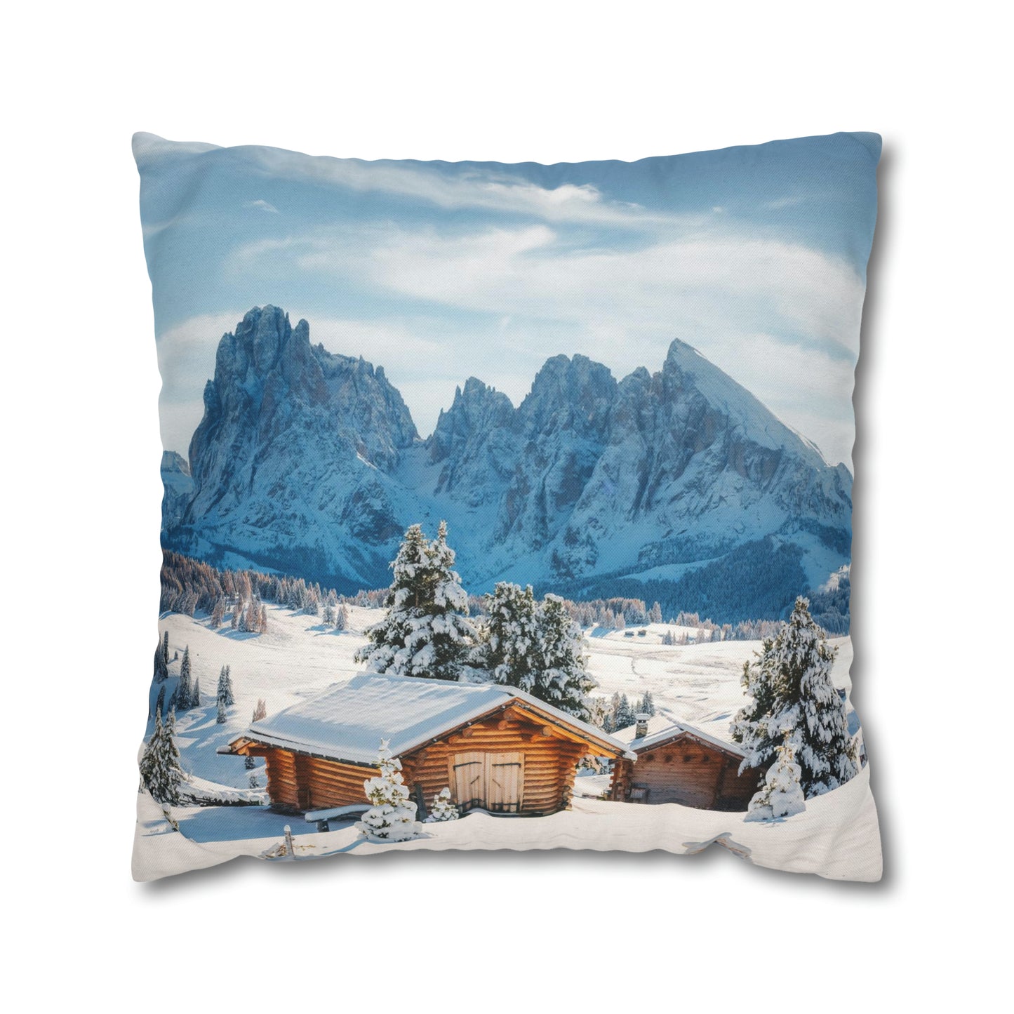 Winter House Pillow Case