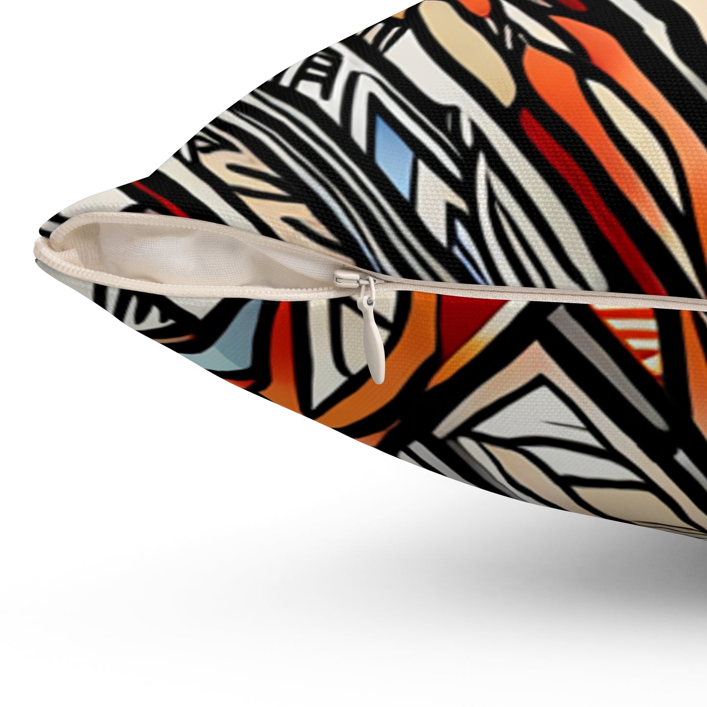 African Pattern Square Pillow