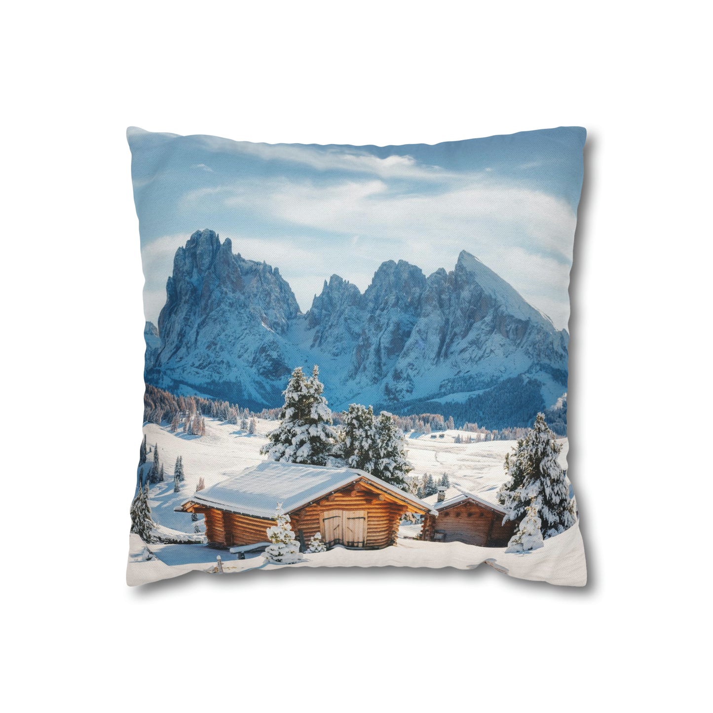 Winter House Pillow Case