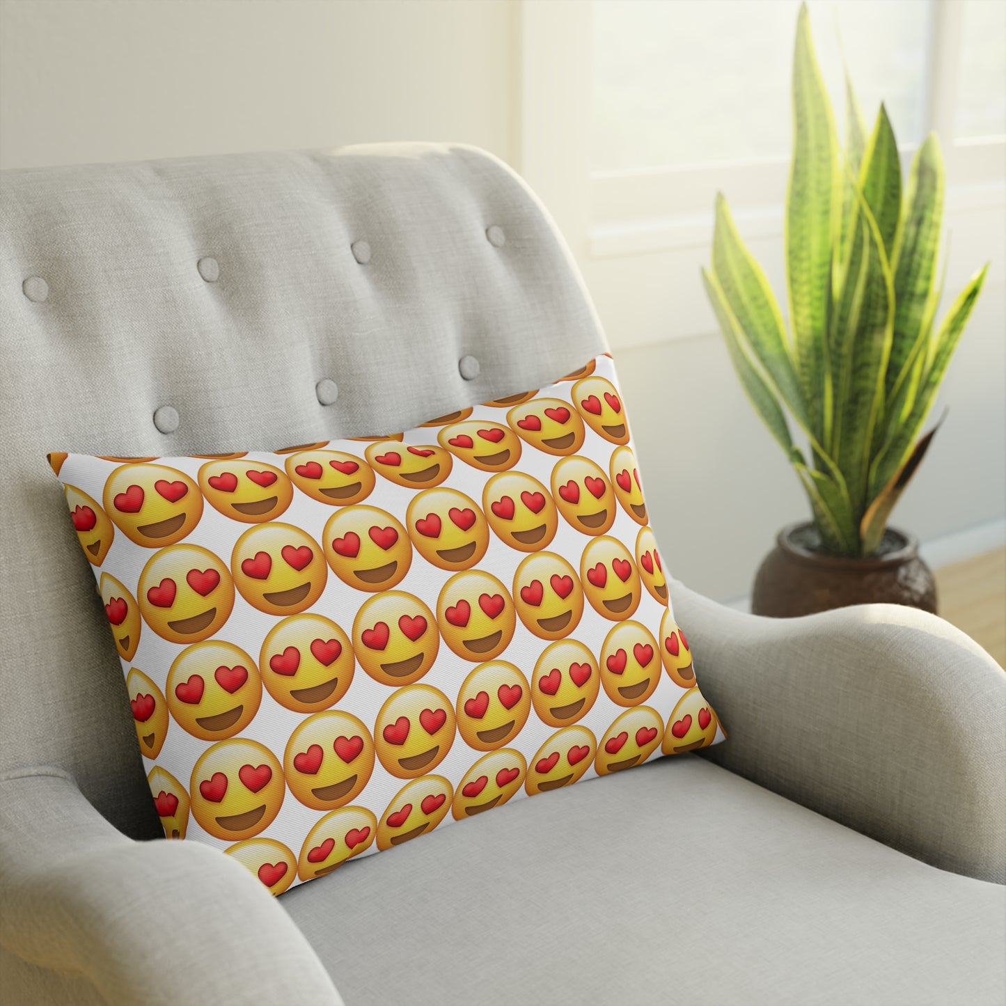 Emoji Heart Cushion