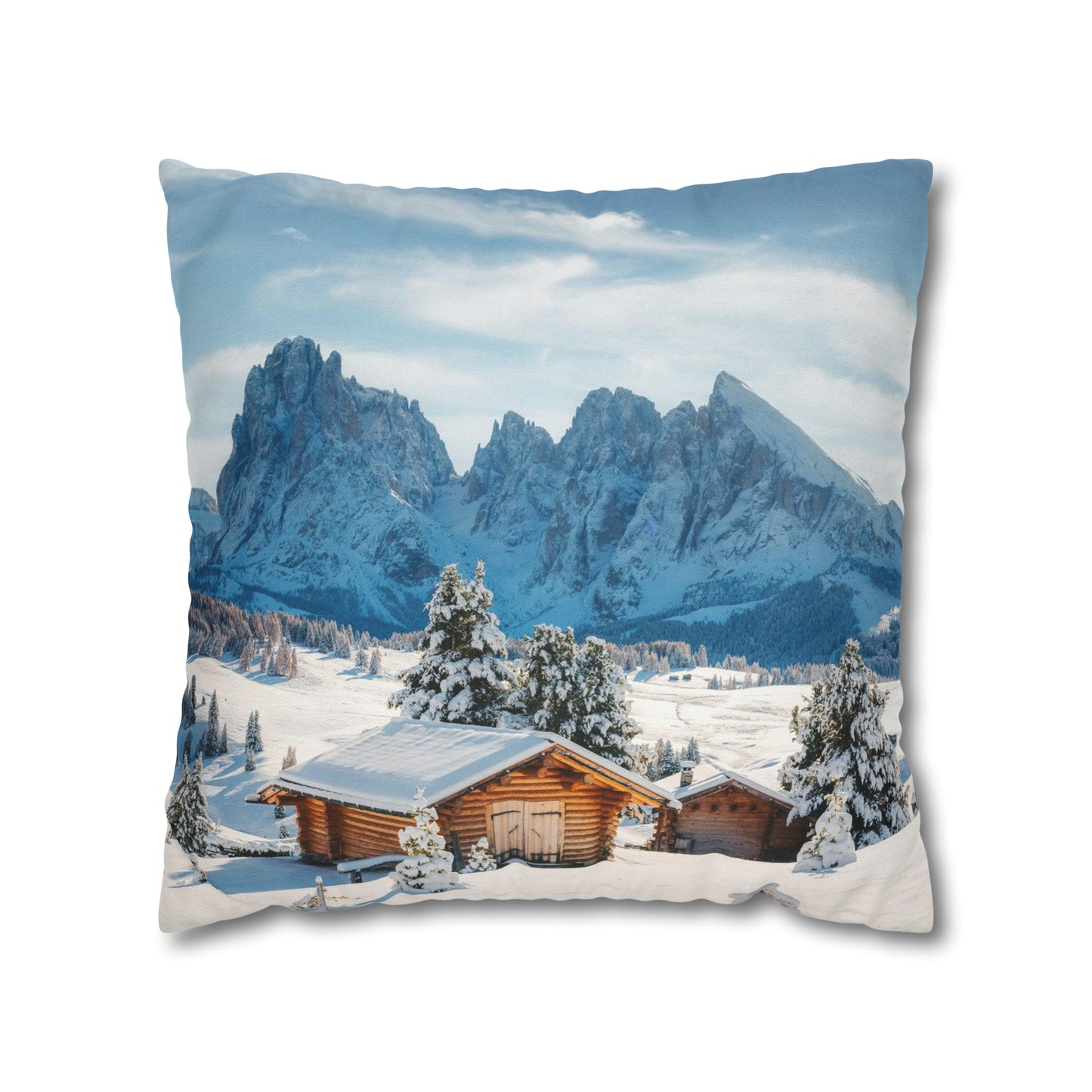 Winter House Pillow Case