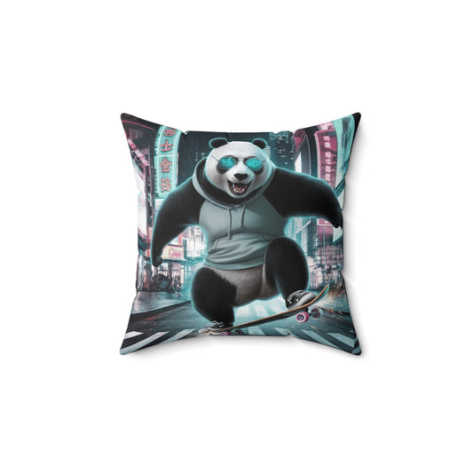 The Panda Square Pillow