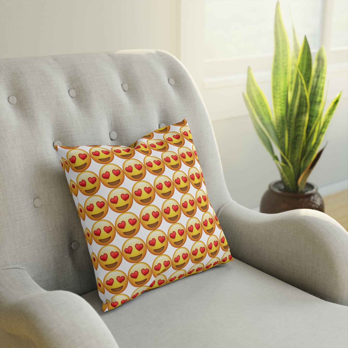 Emoji Heart Cushion