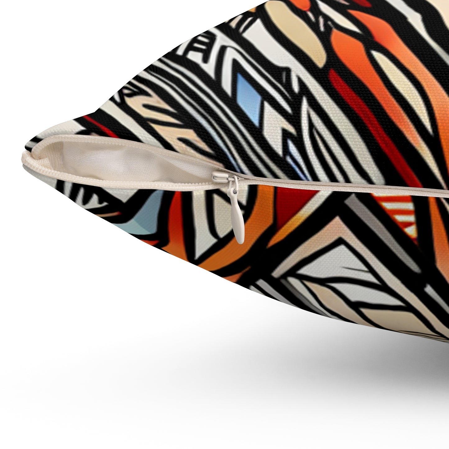 African Pattern Square Pillow