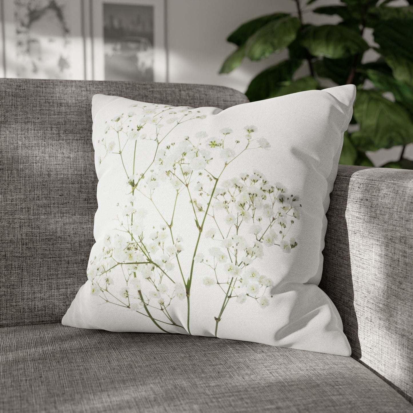 Flower Square Pillow