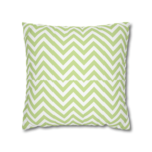 Green Pattern Square Pillow Case