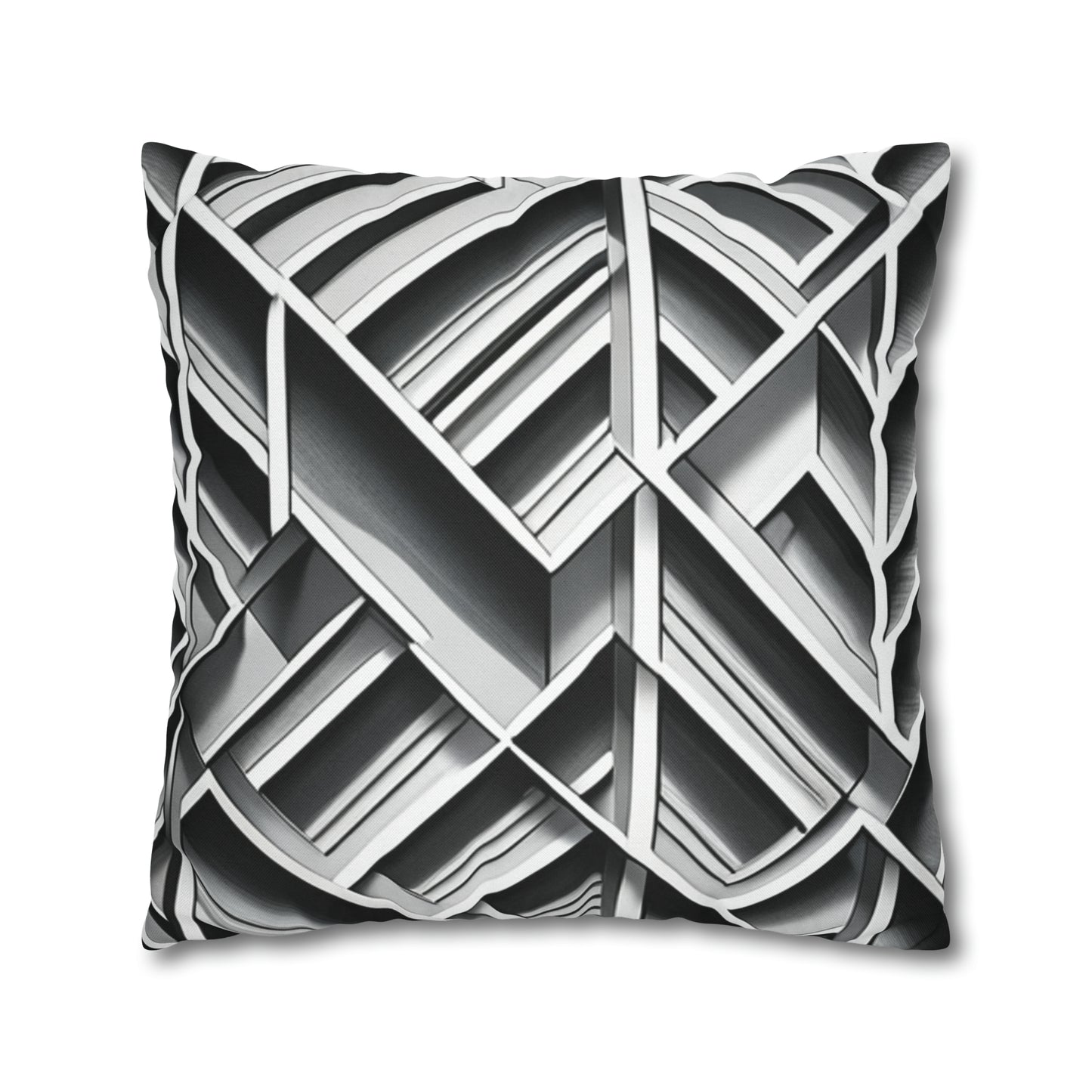 B&W Tile Pattern Pillow Case