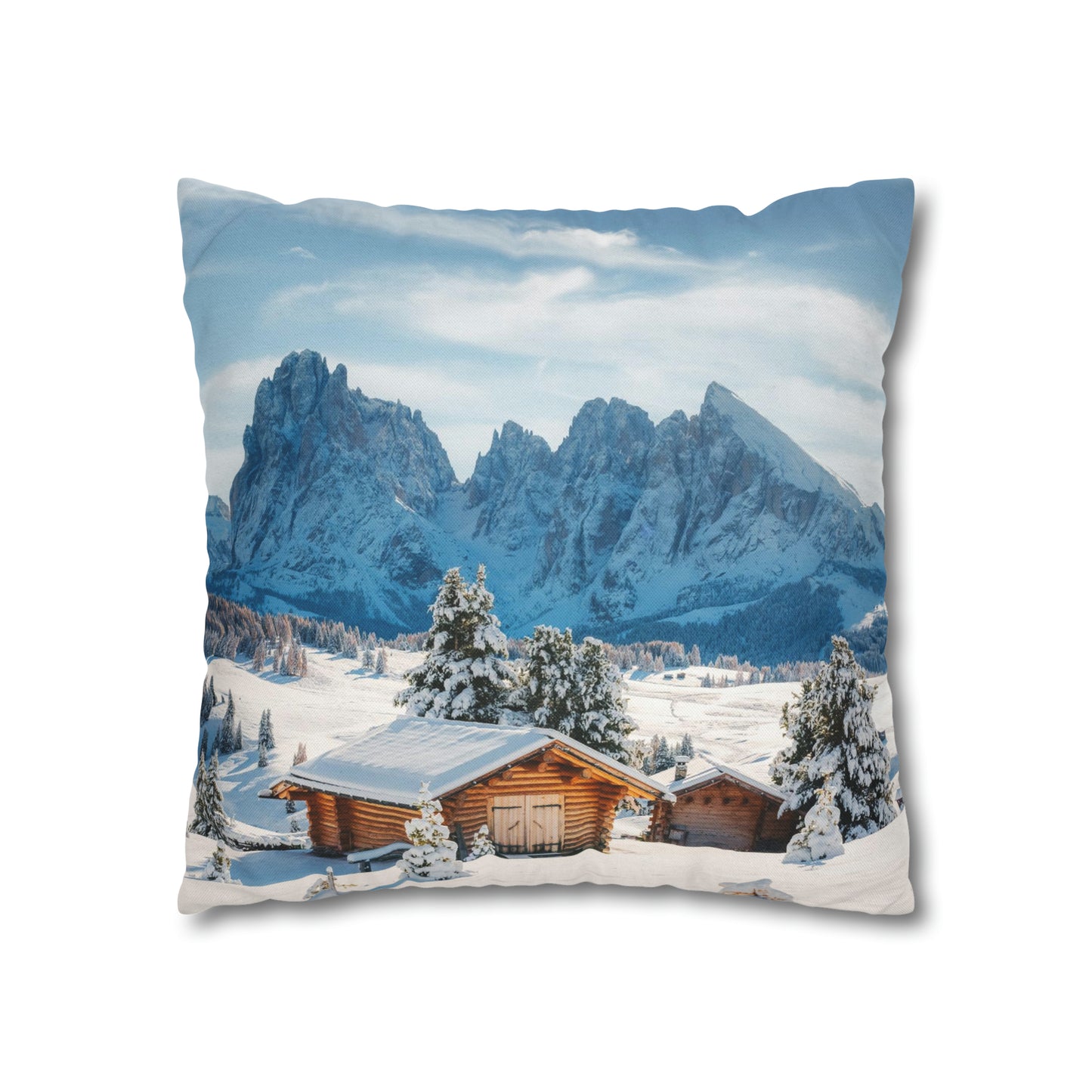 Winter House Pillow Case