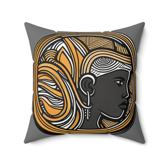 Spun Polyester Square Pillow