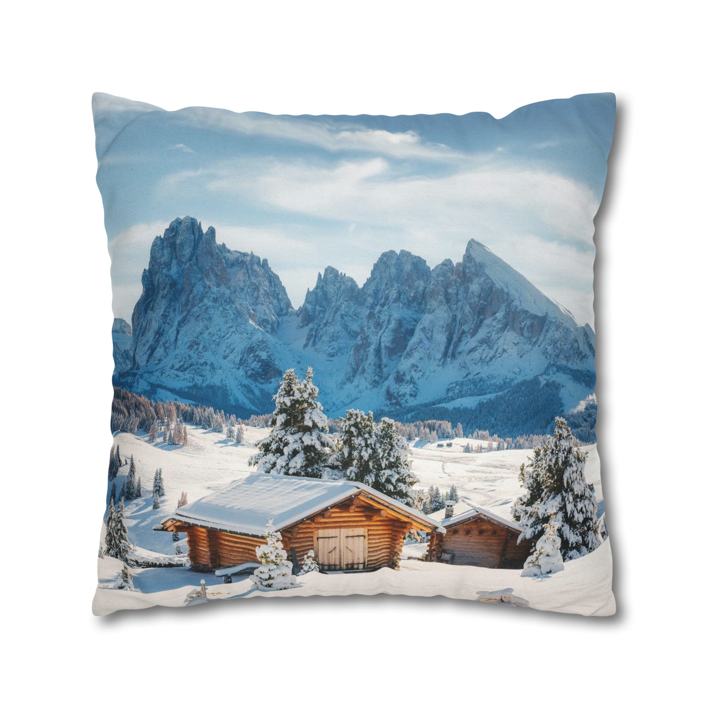 Winter House Pillow Case